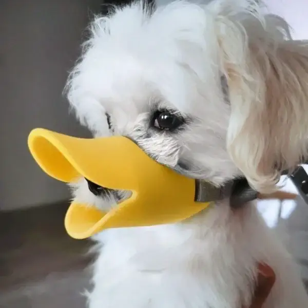 Anti-Bite Duck Bill Silicone Dog Muzzle & Bark Stopper