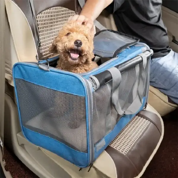 Portable Expandable Soft-Sided Pet Travel Bag