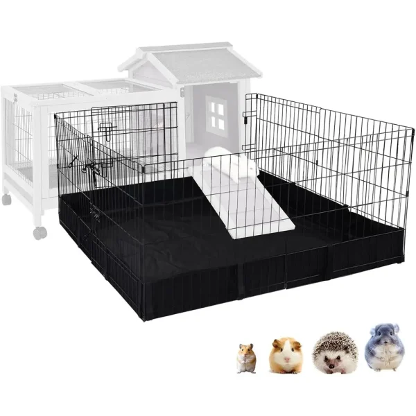 Rabbit Pet Playpen Waterproof Liner, Pet Run Extension or Guinea Pig, Hamster, Chinchillas,