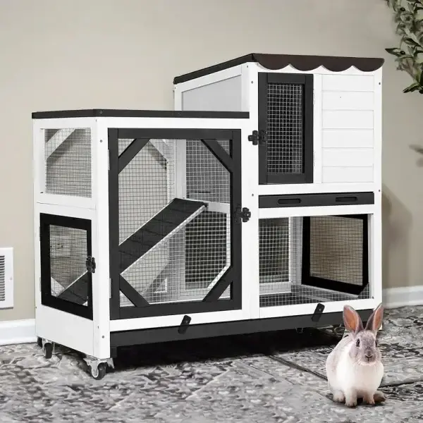 2-SRabbit Hutch Bunny cage